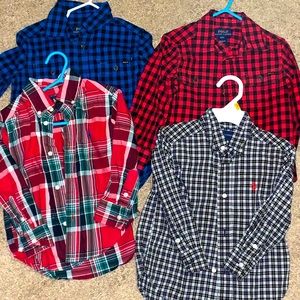 Toddler Polo by Ralph Lauren long sleeve shirts.